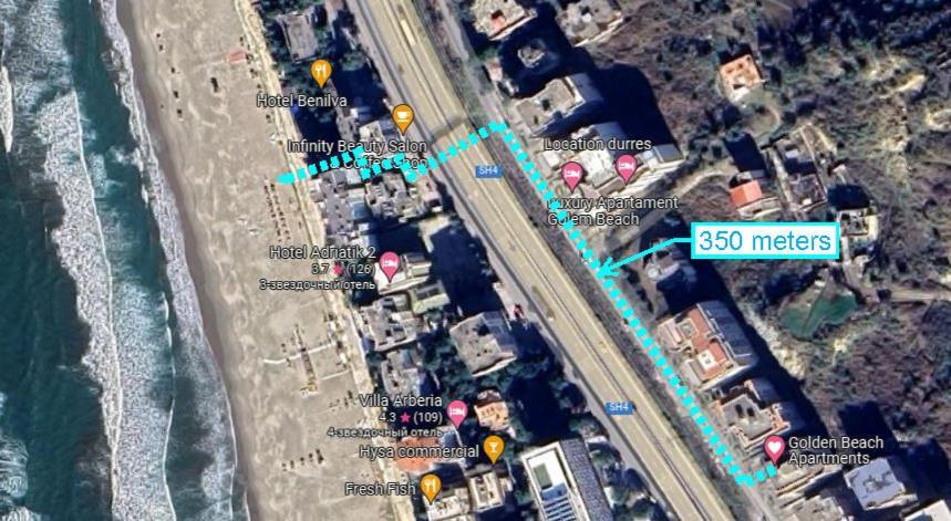 Golden Beach Apartments Durrës Exterior foto